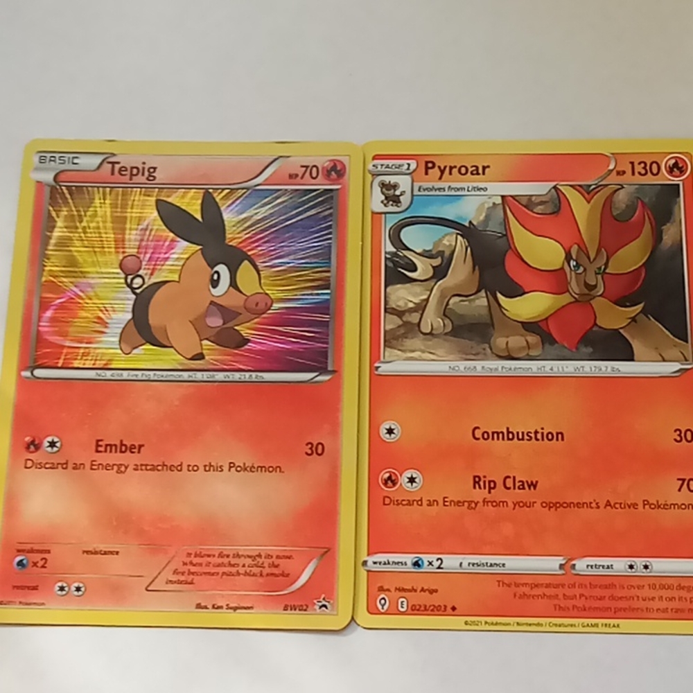 Pokemon cards red